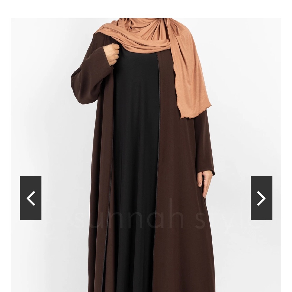 Sunnah Style Sleeveless Abaya – Black – Size 62